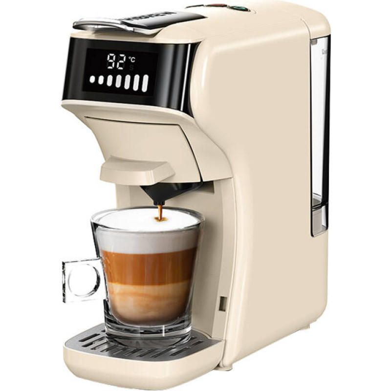 Hibrew 5-in-1 capsule coffee maker H1B-beige (beige)