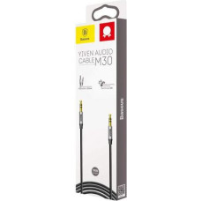 Baseus Audio Yiven M30 Cable 1M Silver/Black (CAM30-BS1)