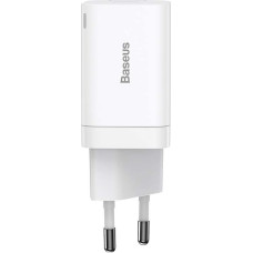 Baseus Super Si Pro Quick Charger USB + USB-C 30W (white)
