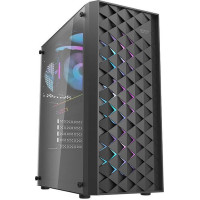 Darkflash DK351 computer case (black) + 4 RGB fans