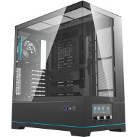 Darkflash DY451 PRO computer case (black) + 1 fan