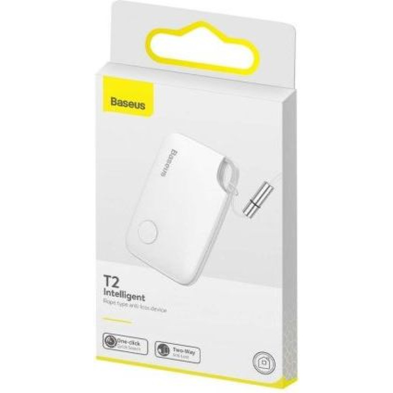 Baseus Home Intelligent T2 keychain mini wireless key and other object finder white (ZLFDQT2-02)