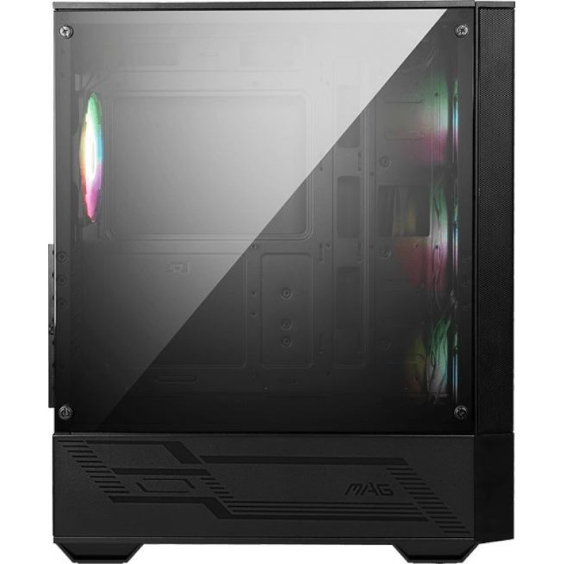 MSI MAG Forge 112R Midi Tower Black, Transparent
