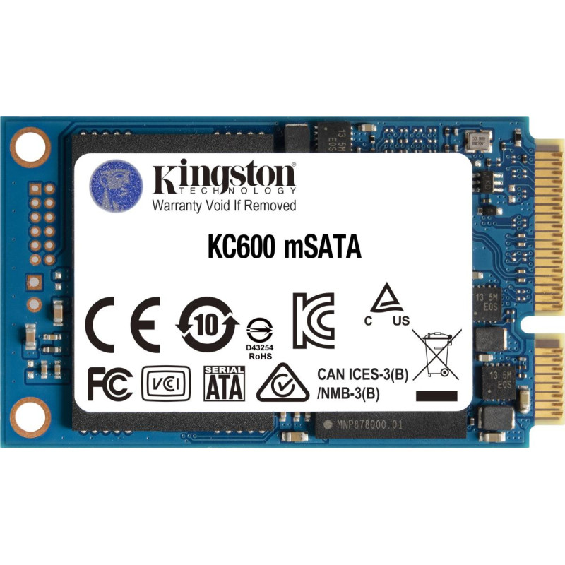 Kingston Dysk SSD Kingston KC600 1TB mSATA SATA III (SKC600MS/1024G)