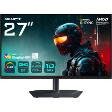 Gigabyte MO27Q2A 27&rdquo; OLED 2K QHD Gaming Monitor - 2560 x 1440, 280Hz, 0.03ms, 250 cd/m&sup2;, FreeSync Premium Pro, DisplayHDR True Black 400, HDMI 2.1, Displayport 1.4