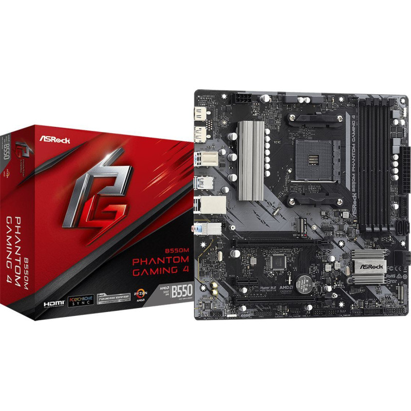 Asrock B550M Phantom Gaming 4