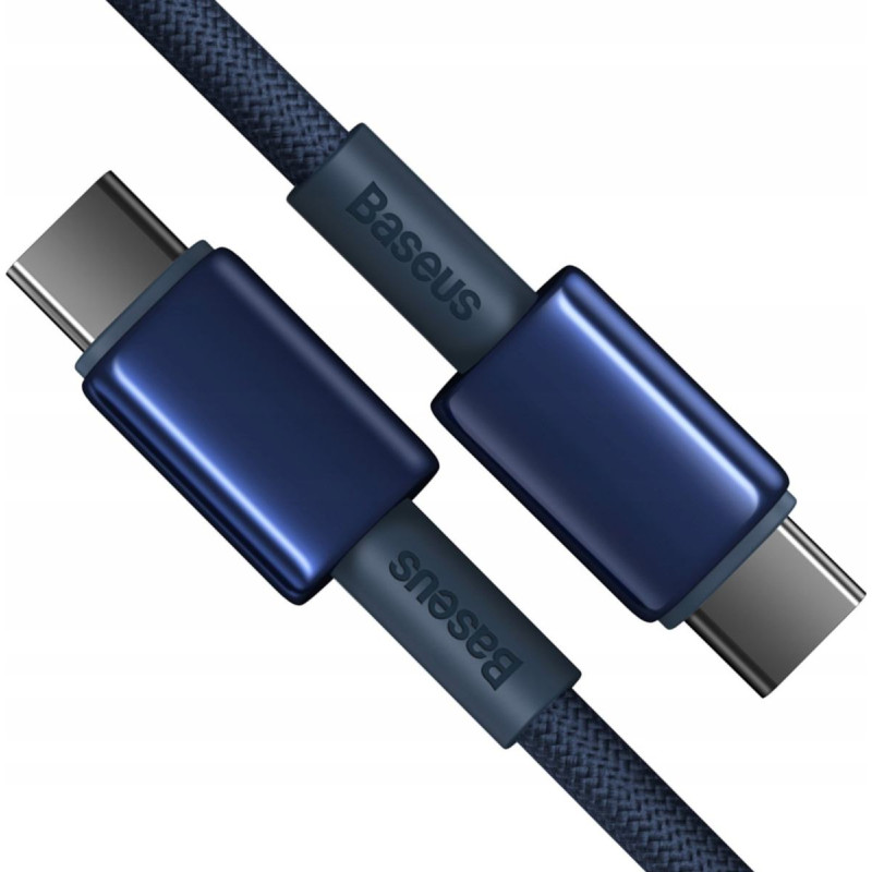 Baseus Tungsten Gold USB-C do USB-C, 100W, 2m (niebieski)