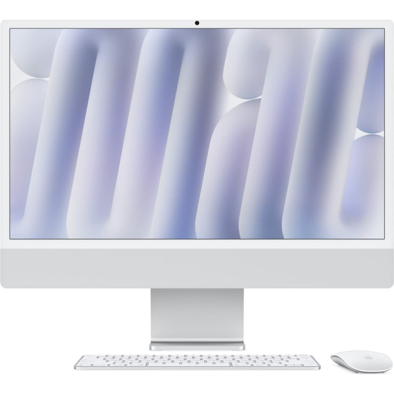 Apple Komputer Apple iMac 24 M4 / 16 GB / 512 GB / 10R GPU / Srebrny (MWUV3ZE/A)