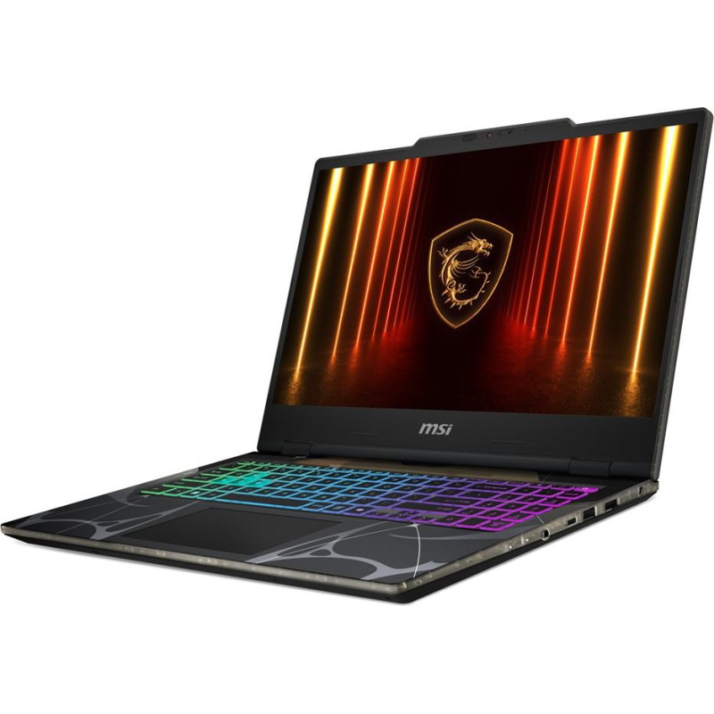 MSI Cyborg 15 B2RWFKG-038XPL Intel Core 7 240H Laptop 39.6 cm (15.6") Full HD 16 GB DDR5-SDRAM 512 GB SSD NVIDIA GeForce RTX 5060 Wi-Fi 6E (802.11ax) NoOS Black