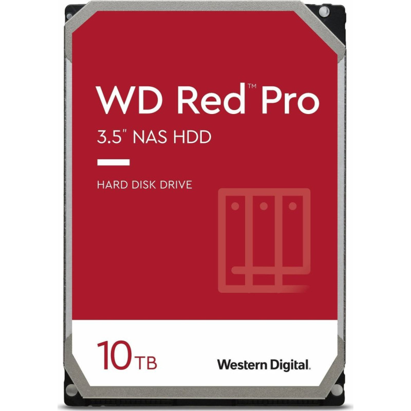 WD Dysk serwerowy WD Red Pro 10TB 3.5'' SATA III (6 Gb/s) (WD103KFBX)