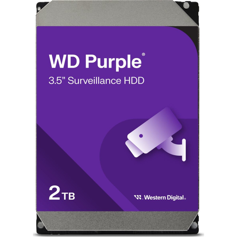 WD Western Digital Purple internal hard drive 2 TB 3.5" Serial ATA