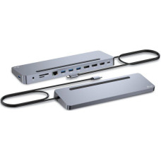 I-Tec USB-C Metal Ergonomic 4K 3x Display 2x DP 1x HDMI LAN Audio Power Delivery 100 W