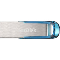 Sandisk Ultra Flair USB flash drive 128 GB USB Type-A 3.2 Gen 1 (3.1 Gen 1) Blue, Silver