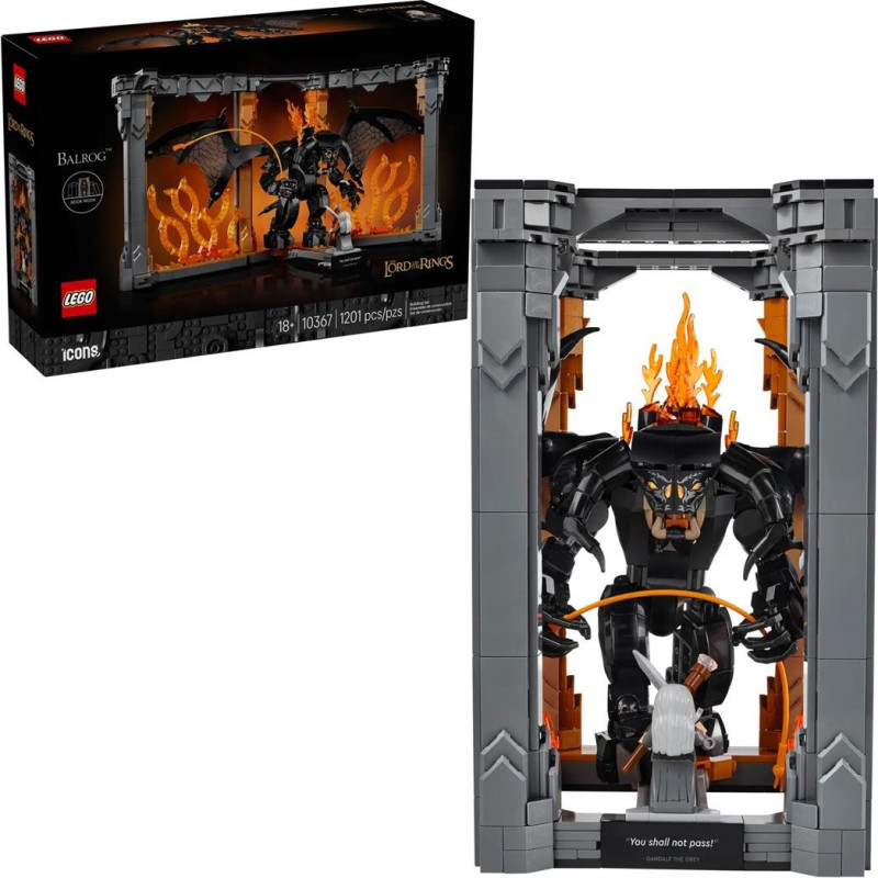 Lego ICONS 10367 The Lord of the Rings: Balrog Book Nook