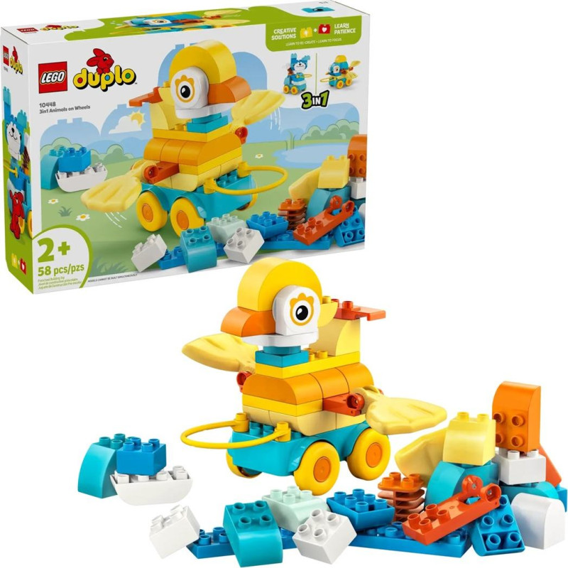 Lego DUPLO 10448 3-in-1 Animals on Wheels