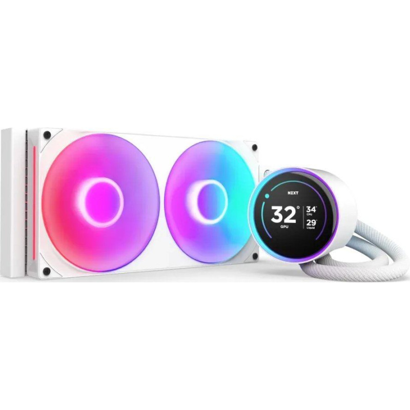 Nzxt Water cooling ELITE 280 RGB V2 LCD white