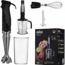 Braun MultiQuick 7 MQ 7045X 1.25 L Immersion blender 1000 W Black, Stainless steel