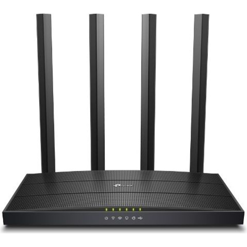 Tp-Link Archer C6U wireless router Gigabit Ethernet Dual-band (2.4 GHz / 5 GHz) Black