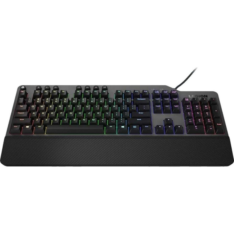Lenovo Legion K500 keyboard USB QWERTZ Black, Grey